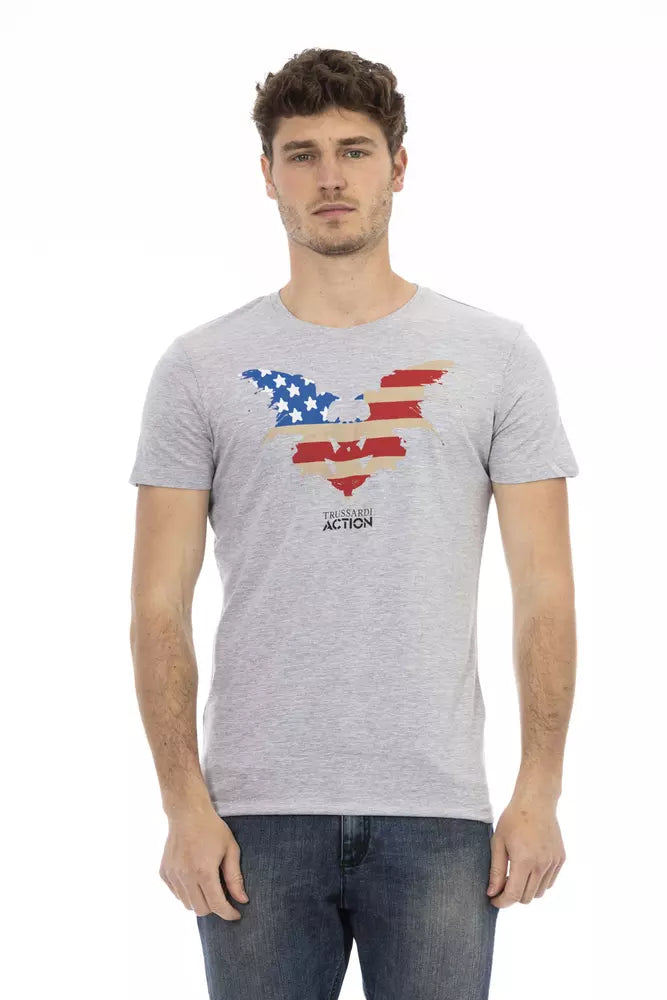 Gray Cotton T-Shirt