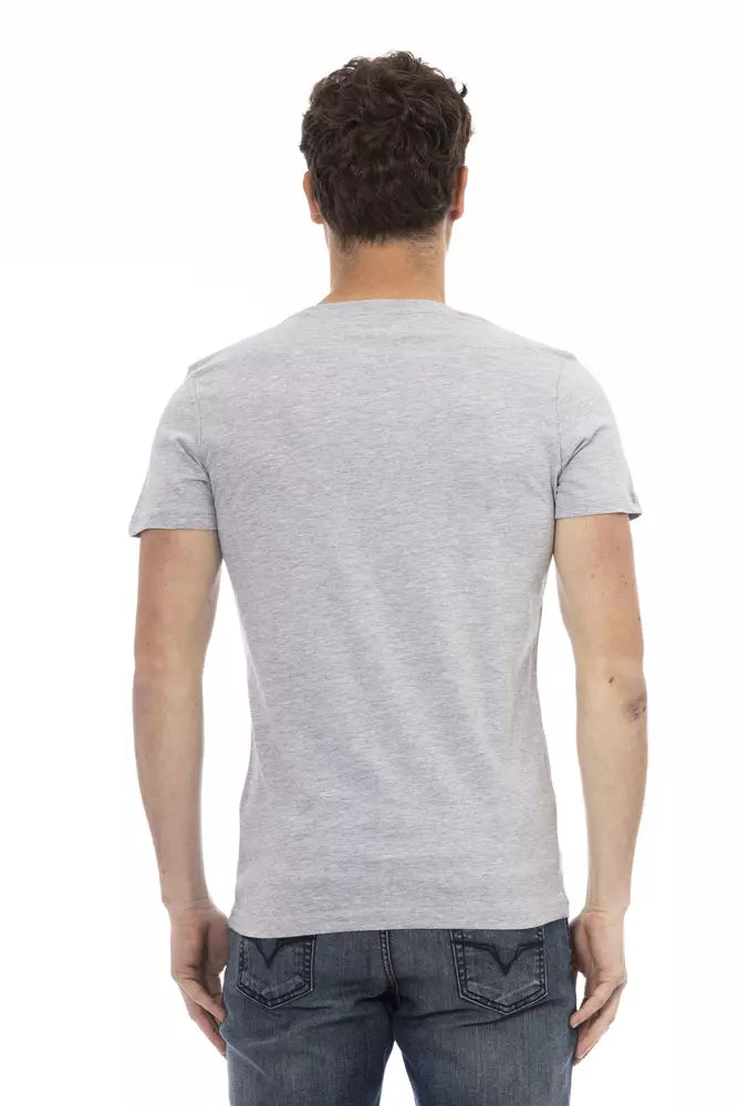 Gray Cotton T-Shirt