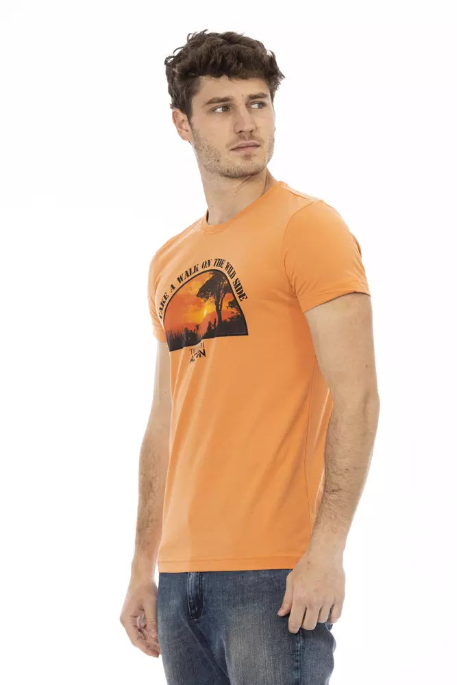 Orange Cotton T-Shirt