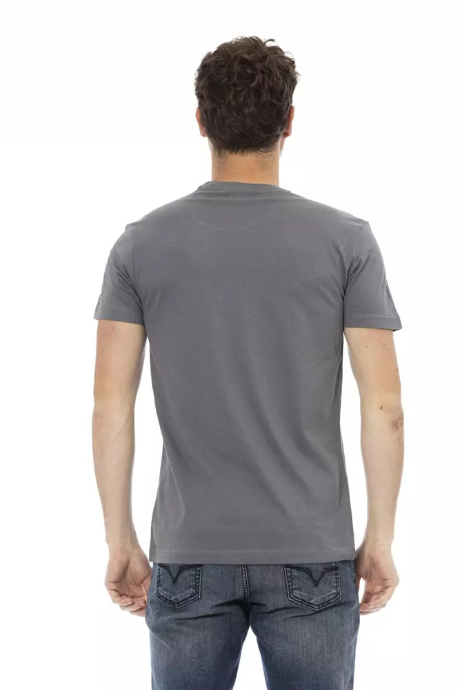 Gray Cotton T-Shirt