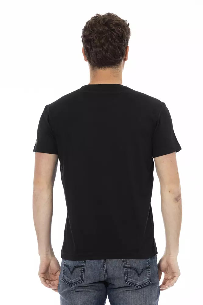 Black Cotton T-Shirt