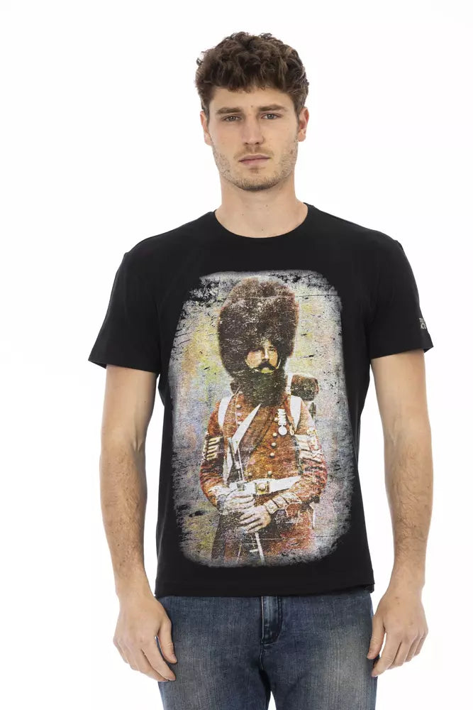 Black Cotton T-Shirt