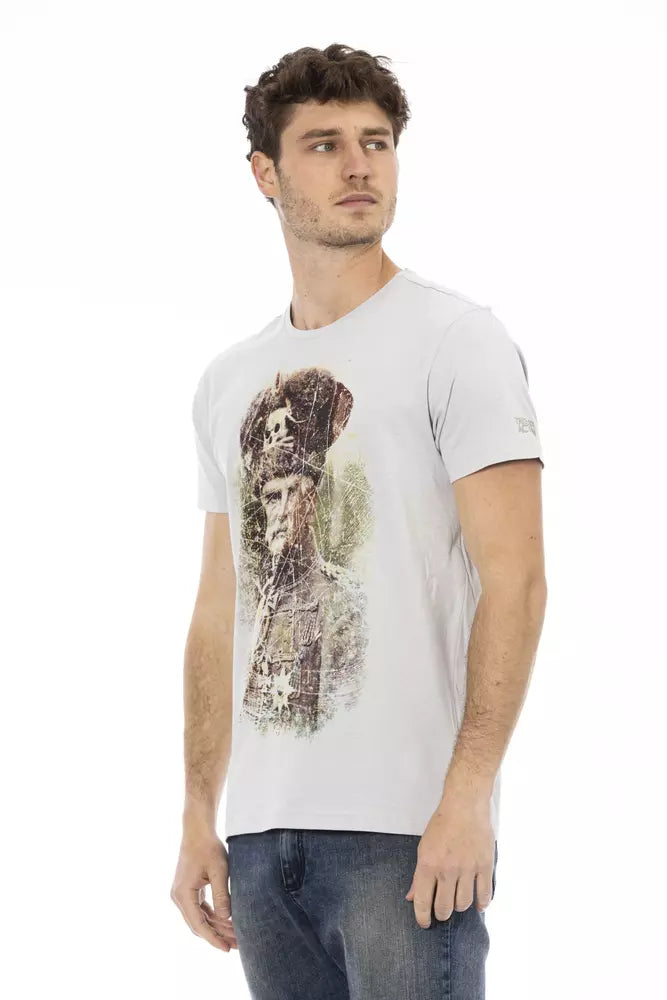 Gray Cotton T-Shirt
