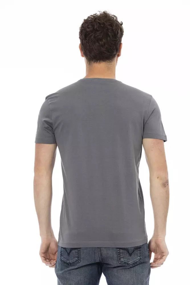 Gray Cotton T-Shirt