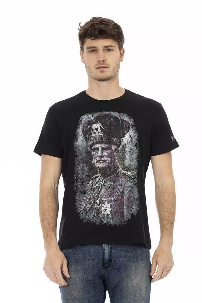 Black Cotton T-Shirt