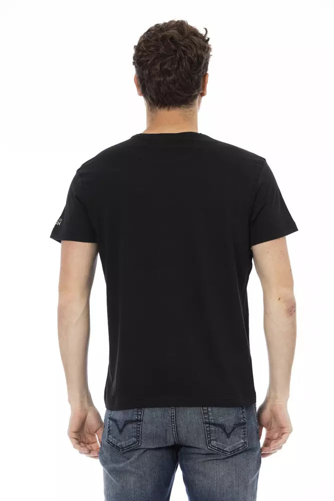 Black Cotton T-Shirt