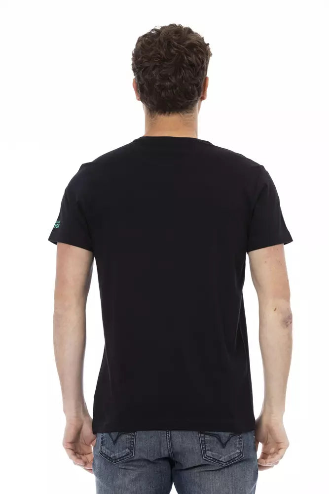 Black Cotton T-Shirt