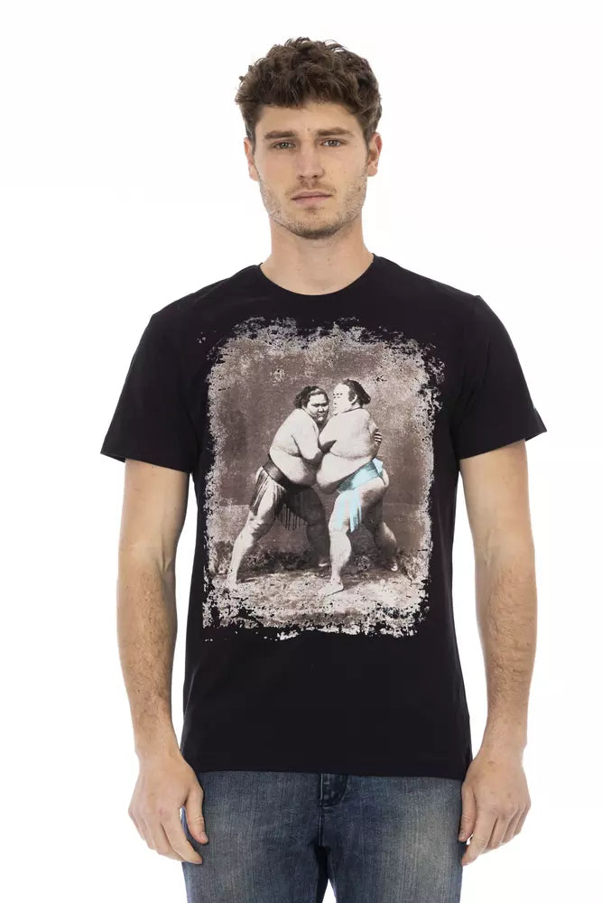 Black Cotton T-Shirt