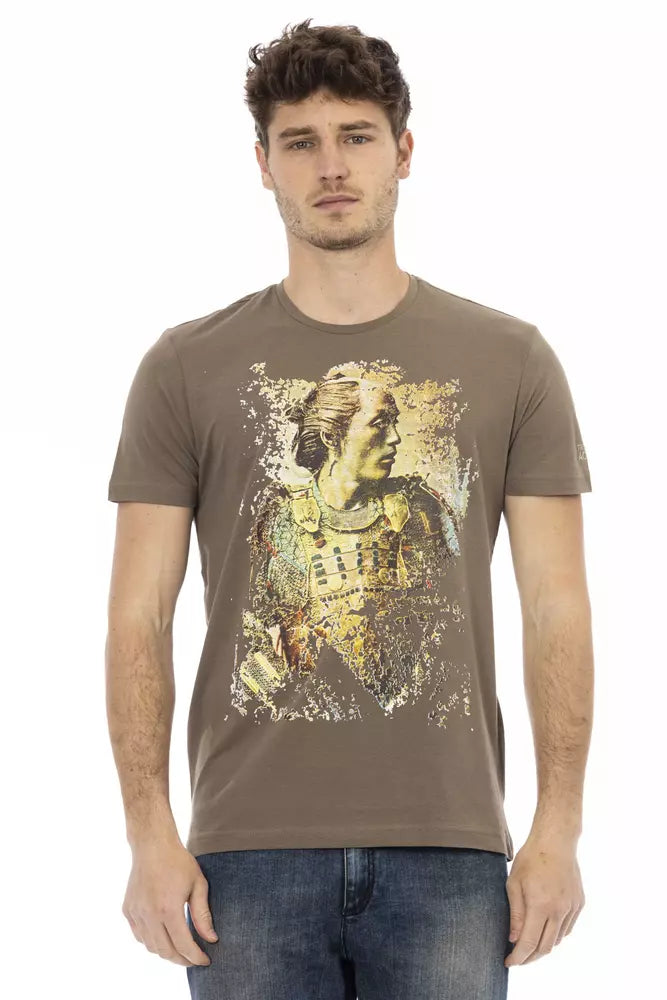 Brown Cotton T-Shirt