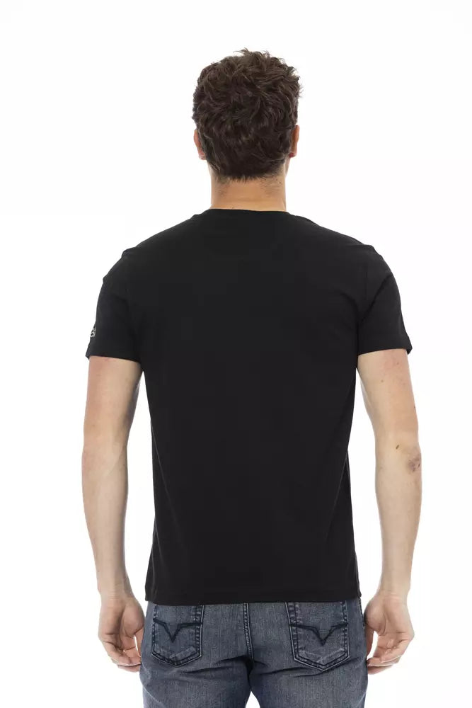 Black Cotton T-Shirt