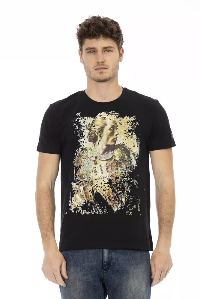 Black Cotton T-Shirt