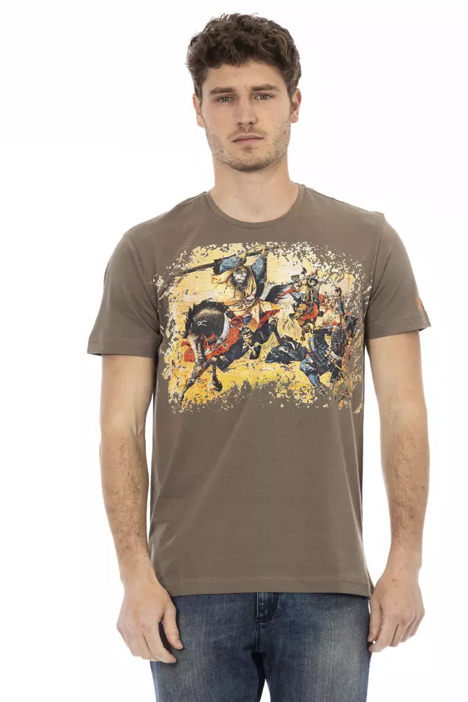 Brown Cotton T-Shirt
