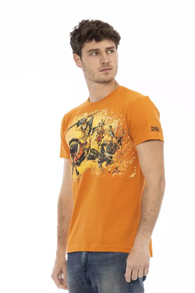 Orange Cotton T-Shirt