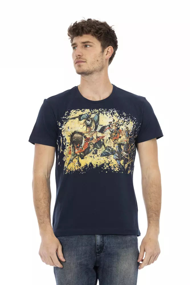 Blue Cotton T-Shirt