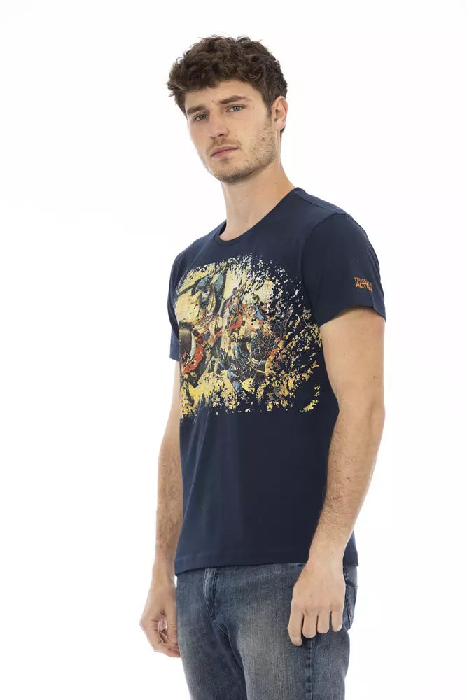 Blue Cotton T-Shirt