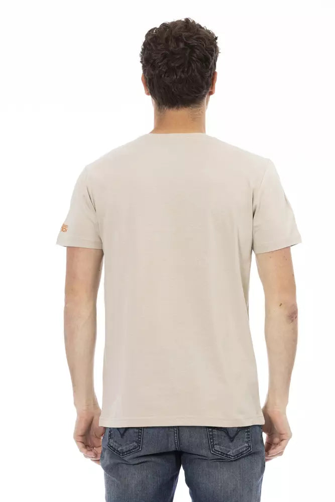 Beige Cotton T-Shirt