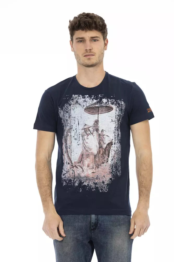 Blue Cotton T-Shirt