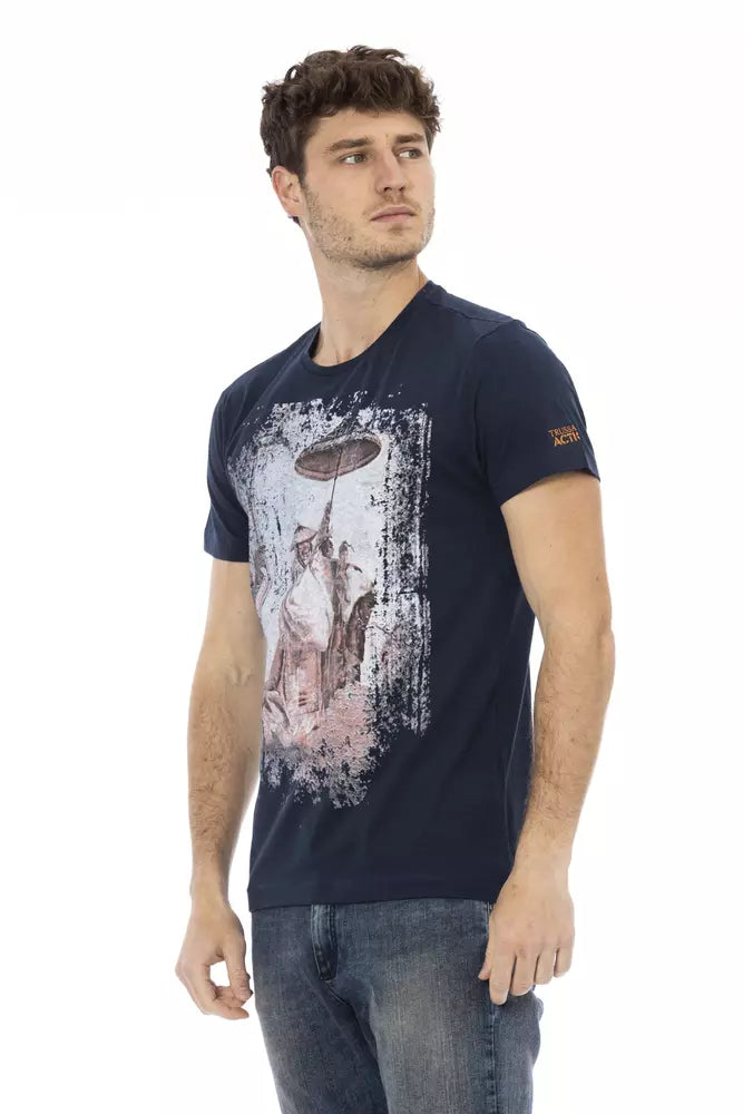 Blue Cotton T-Shirt