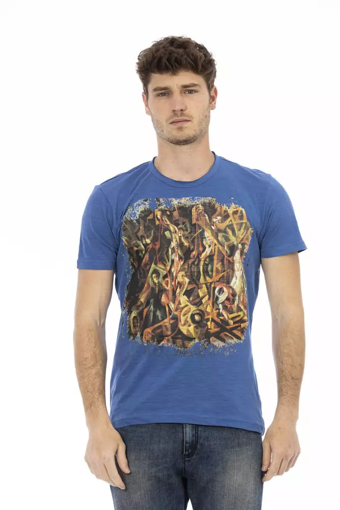 Blue Cotton T-Shirt