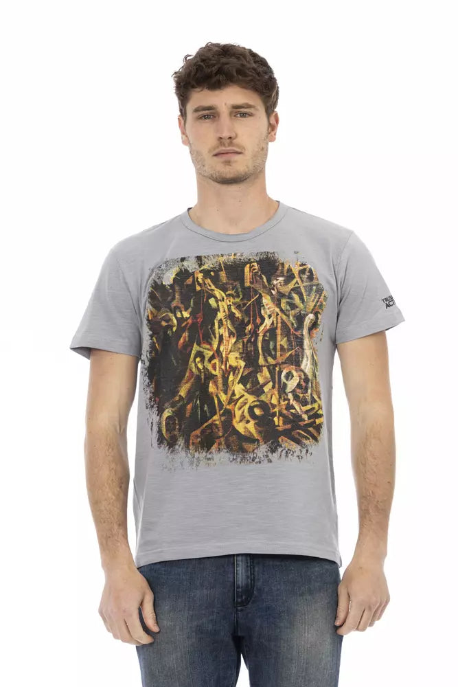 Gray Cotton T-Shirt