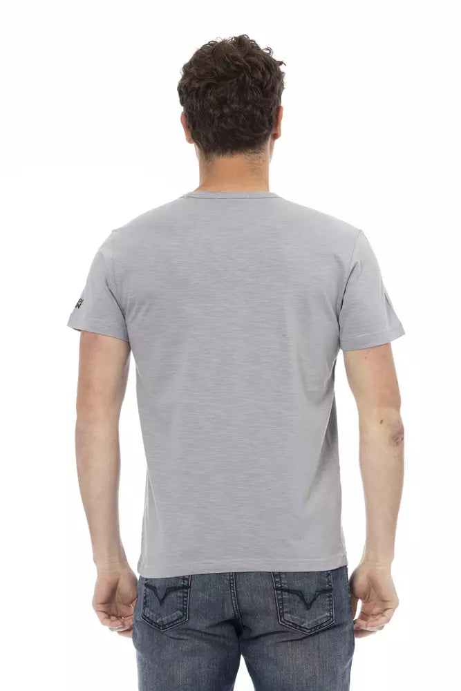 Gray Cotton T-Shirt