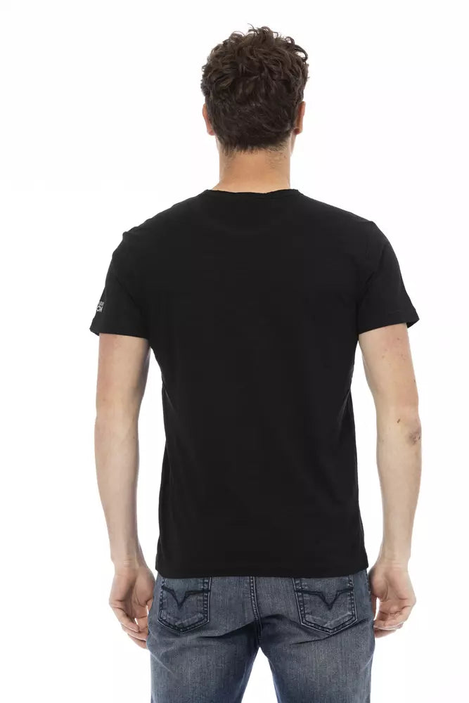 Black Cotton T-Shirt