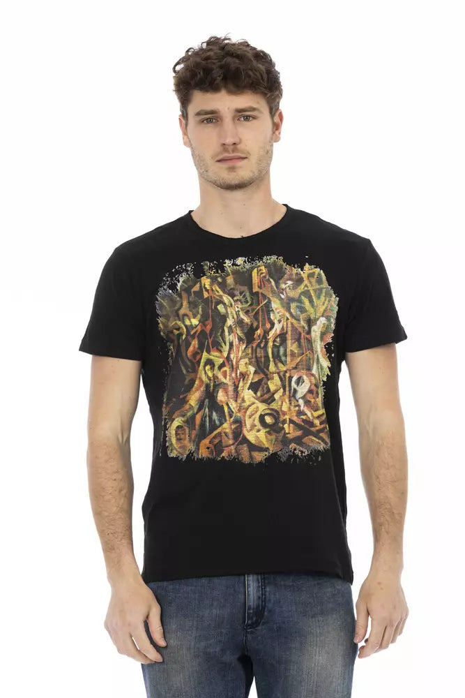 Black Cotton T-Shirt