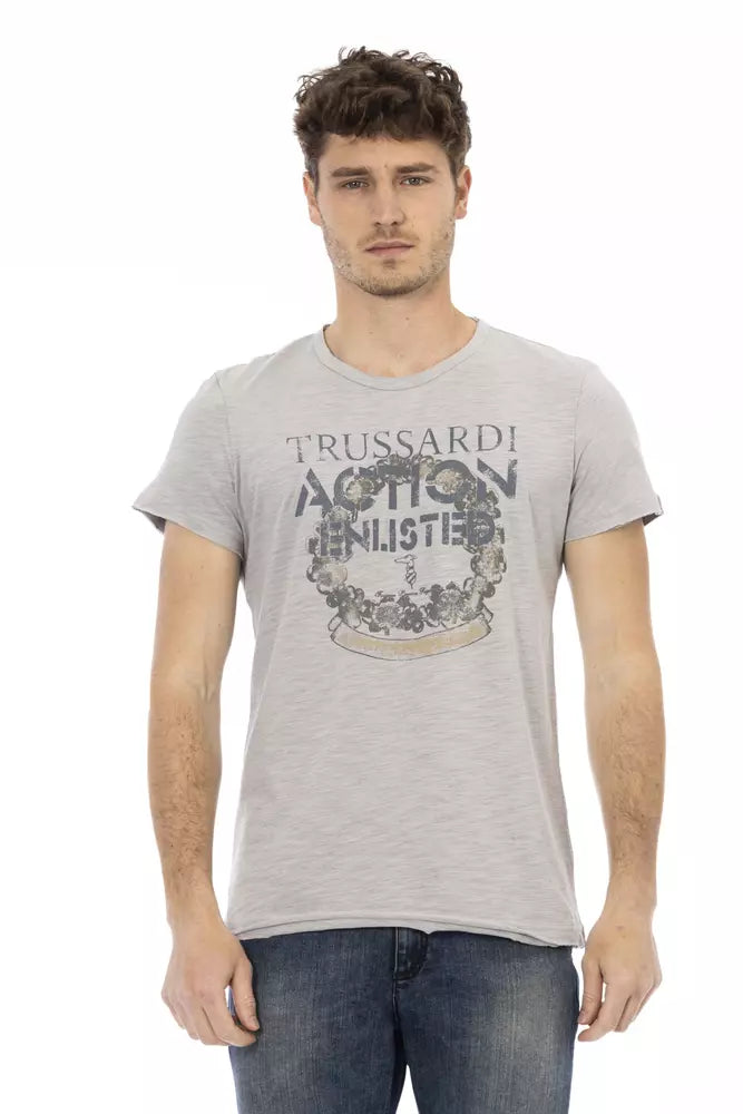 Gray Cotton T-Shirt