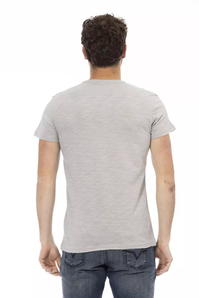 Gray Cotton T-Shirt