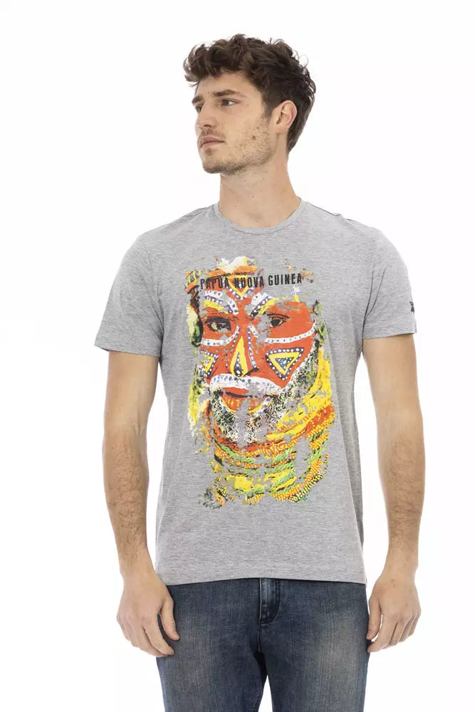 Gray Cotton T-Shirt