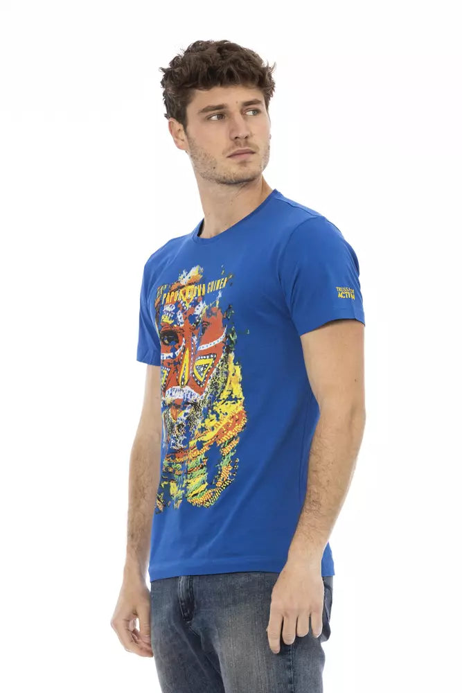 Blue Cotton T-Shirt