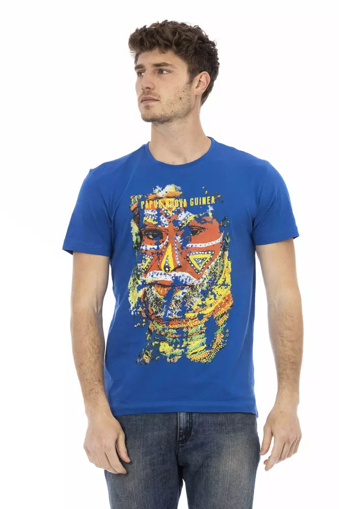 Blue Cotton T-Shirt