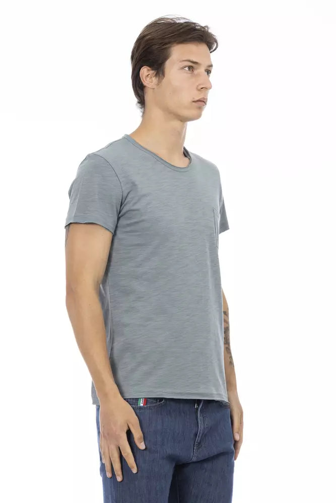 Gray Cotton T-Shirt