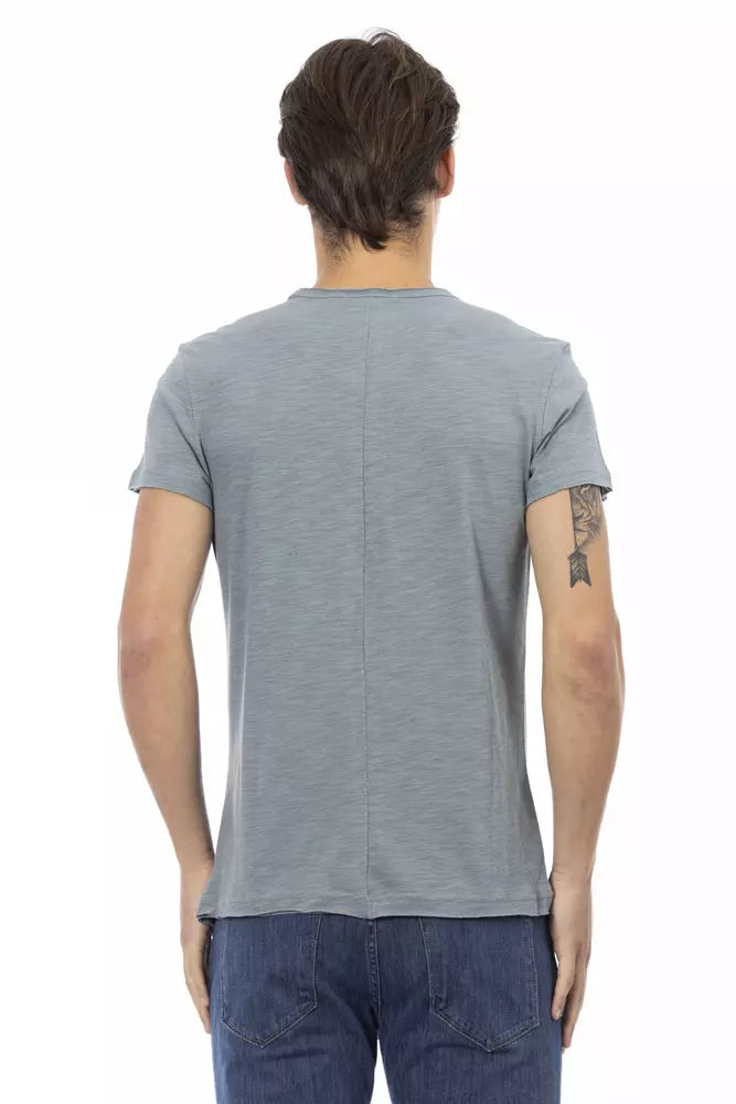 Gray Cotton T-Shirt