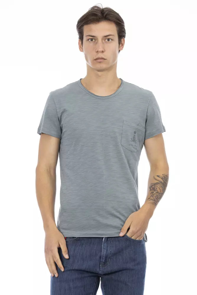 Gray Cotton T-Shirt
