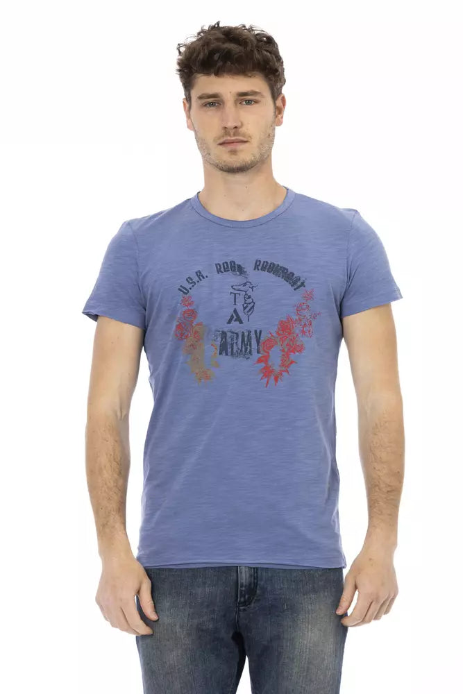Blue Cotton T-Shirt