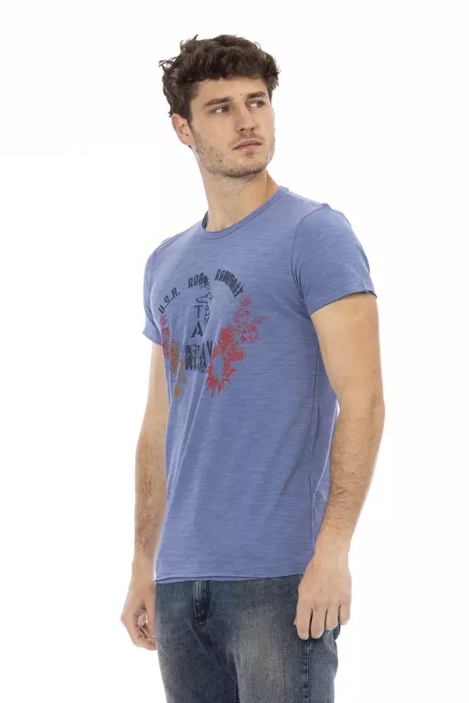 Blue Cotton T-Shirt