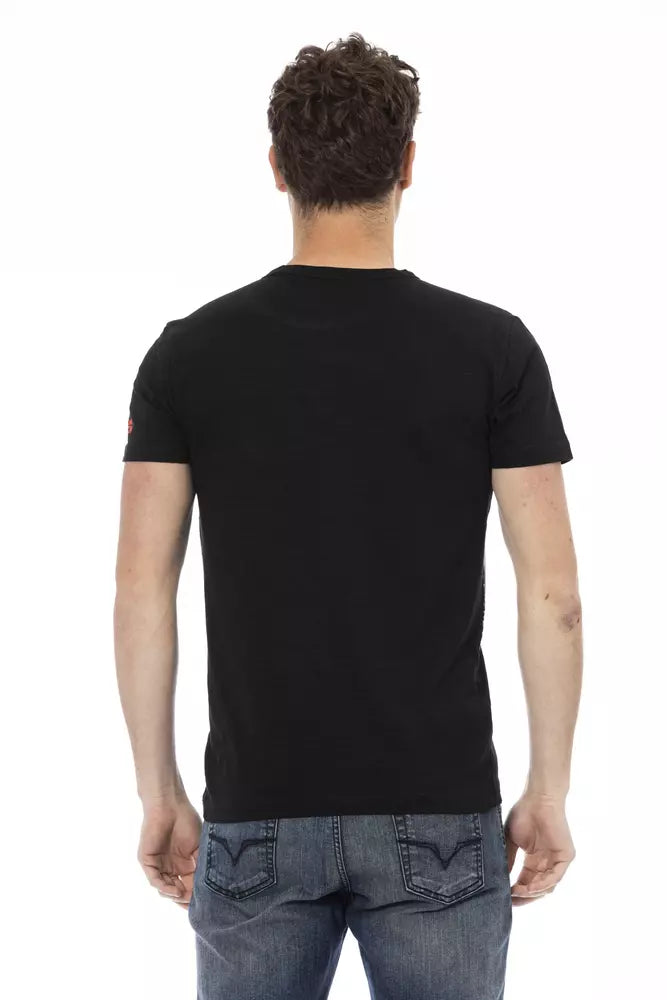 Black Cotton T-Shirt