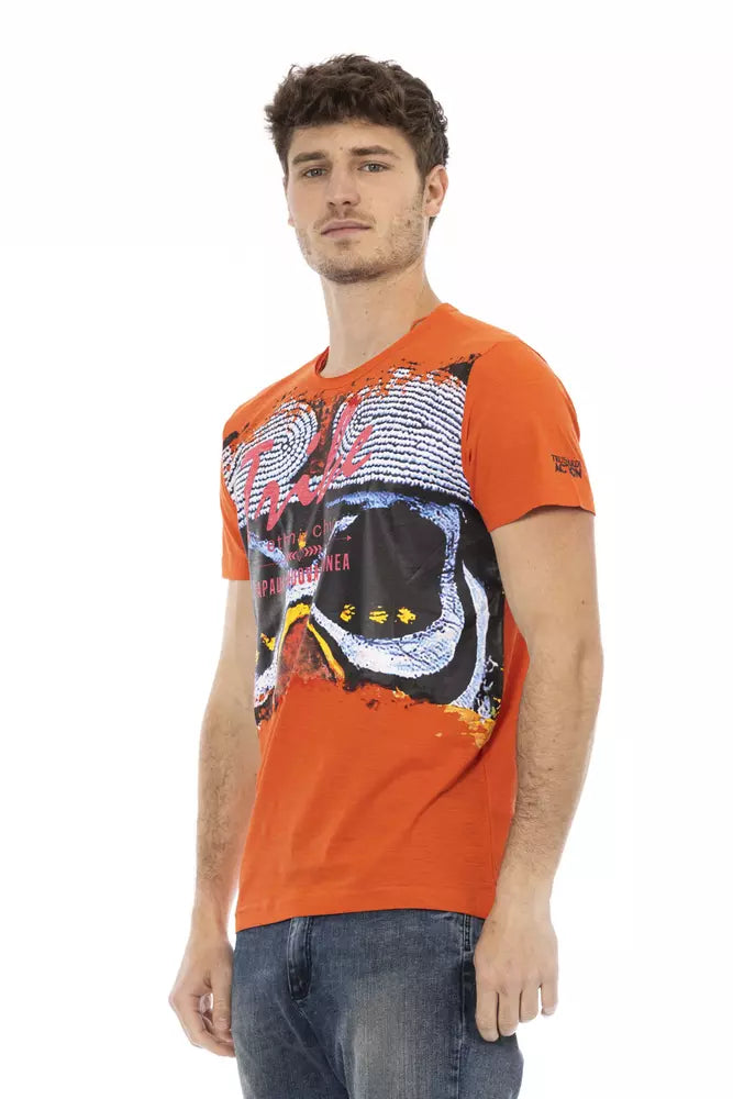 Orange Cotton T-Shirt