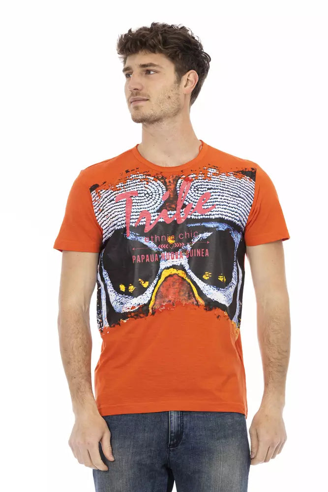 Orange Cotton T-Shirt