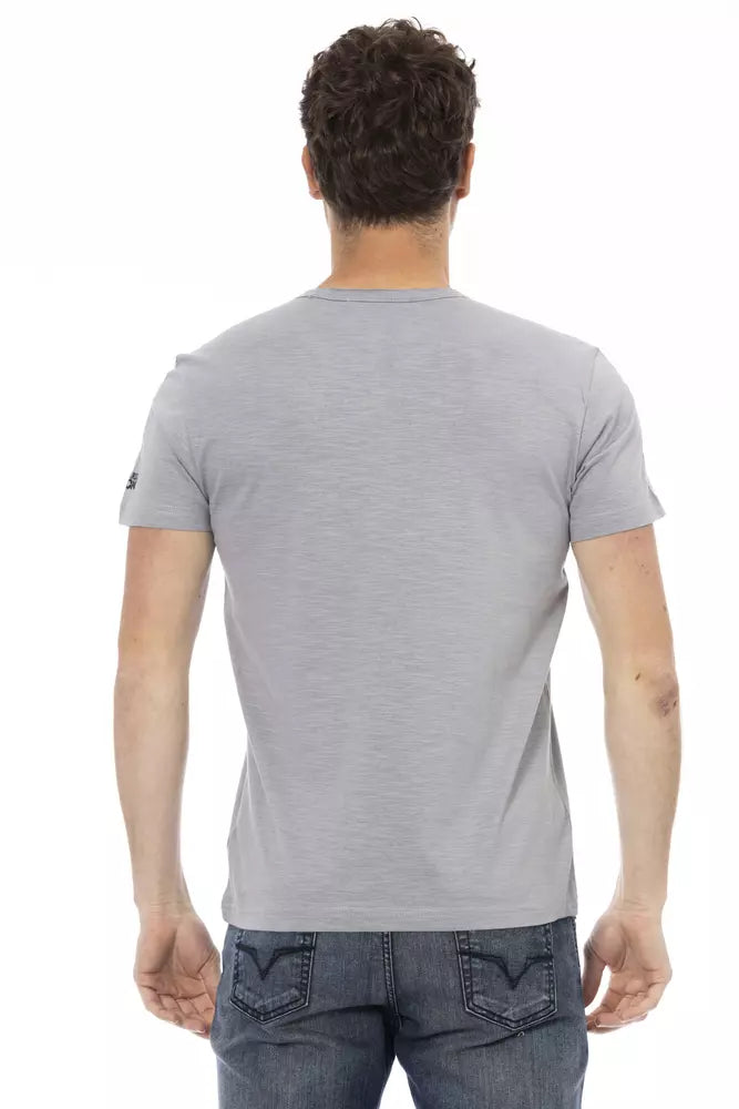 Gray Cotton T-Shirt
