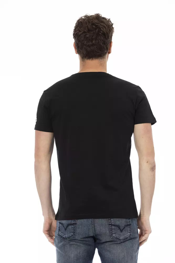 Black Cotton T-Shirt