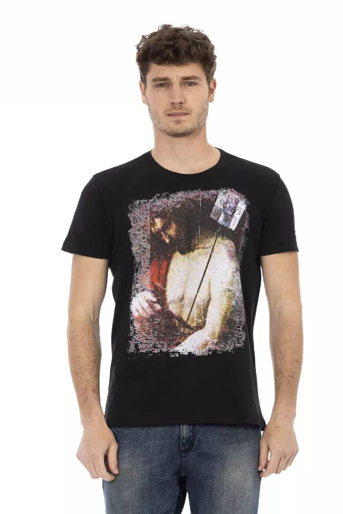 Black Cotton T-Shirt