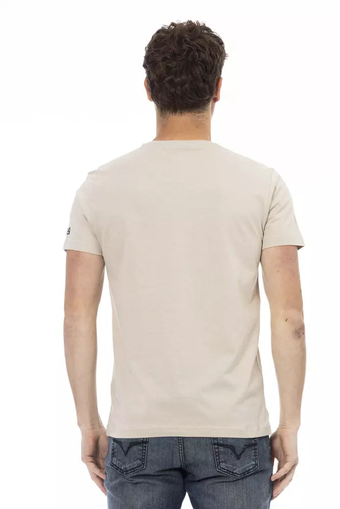 Beige Cotton T-Shirt
