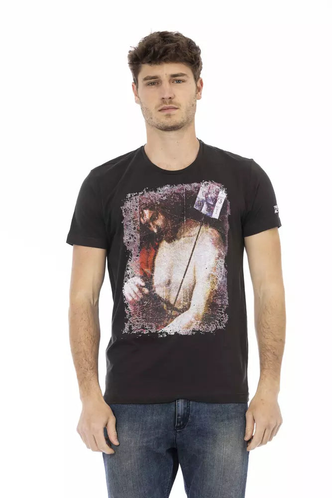 Black Cotton T-Shirt