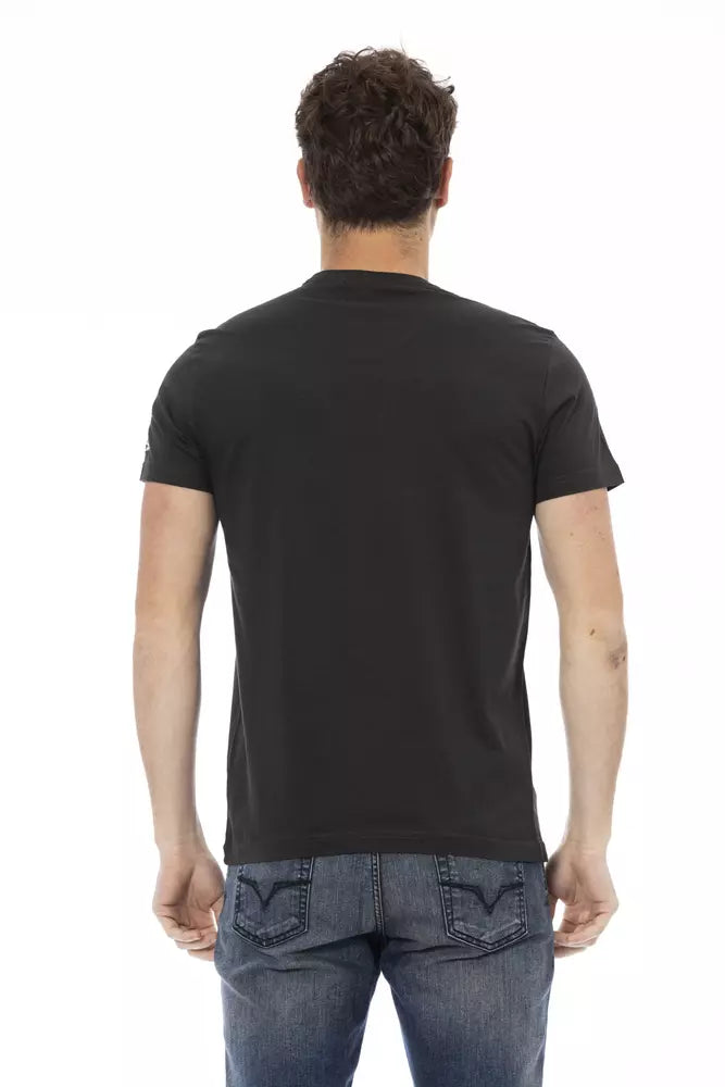 Black Cotton T-Shirt