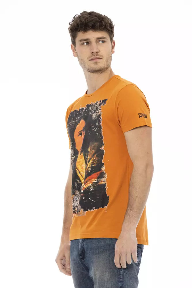 Orange Cotton T-Shirt