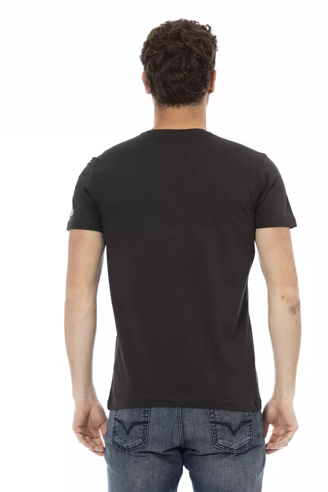 Black Cotton T-Shirt