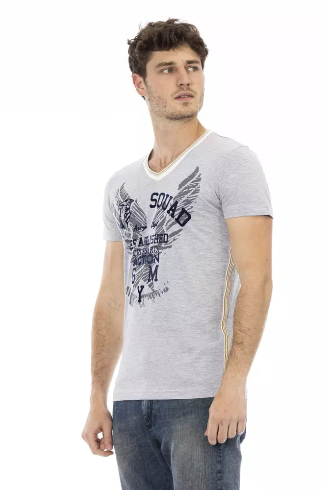 Gray Cotton T-Shirt