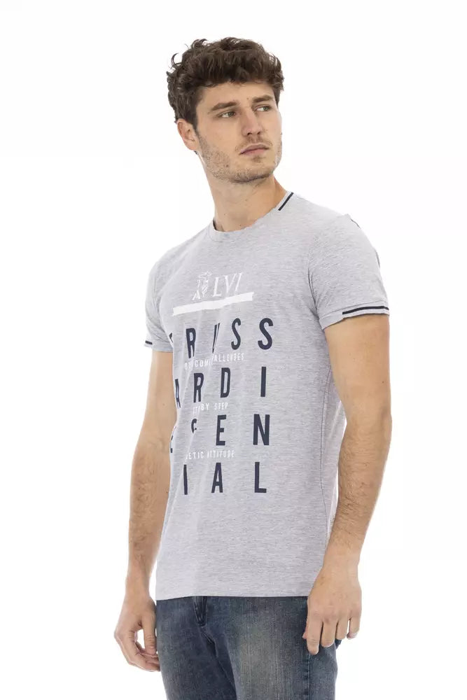 Gray Cotton T-Shirt